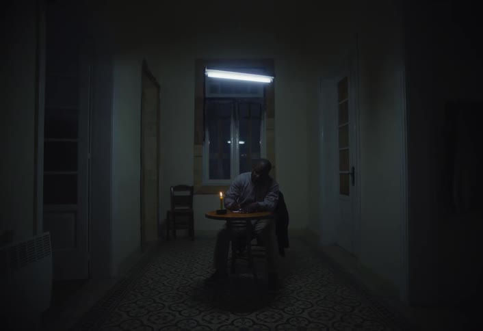 A footage of a person working in a room