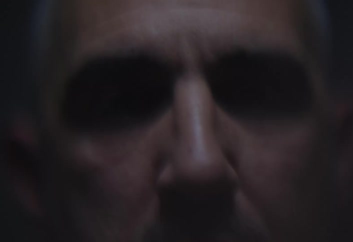 A close up clip of a persons face