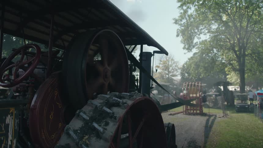 A footage of a smokey machine