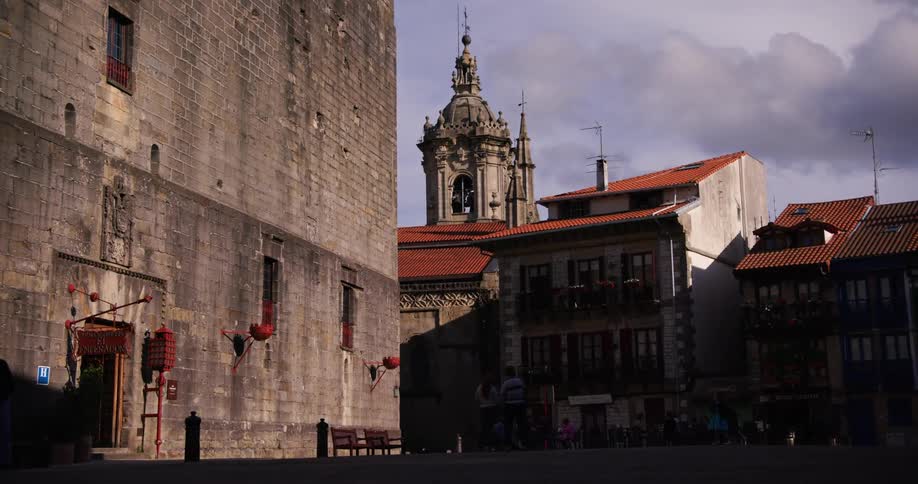 A footage of a monument building