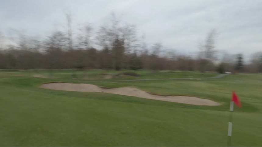 A footage of a golf course