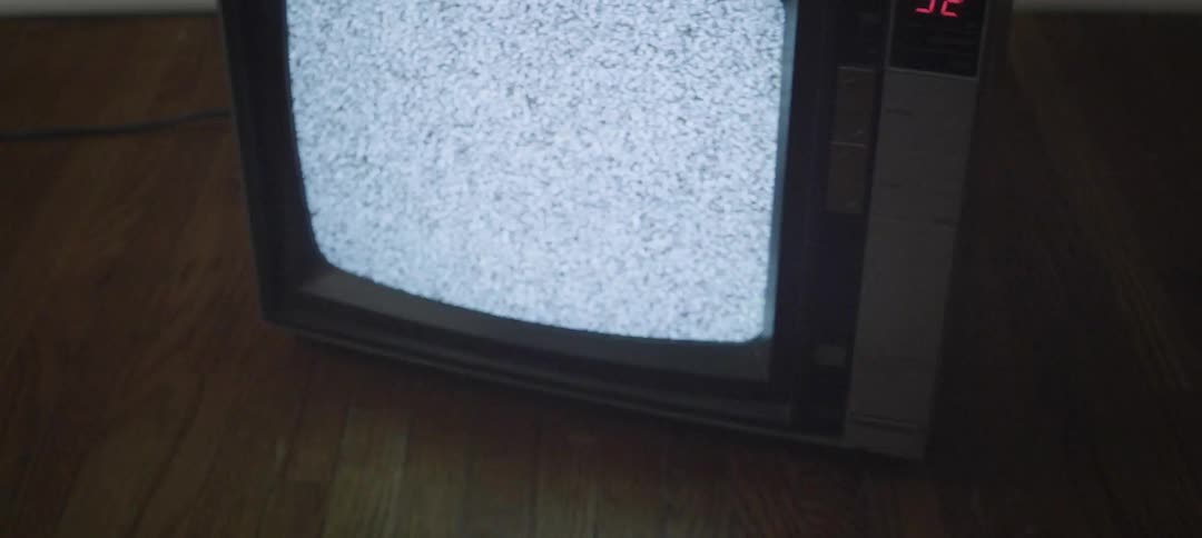 Tv flickering on the floor on hardwood floor