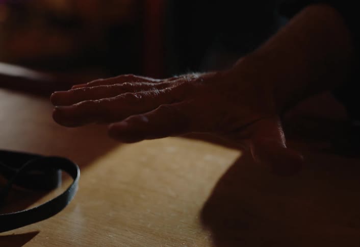 A footage of a persons hand