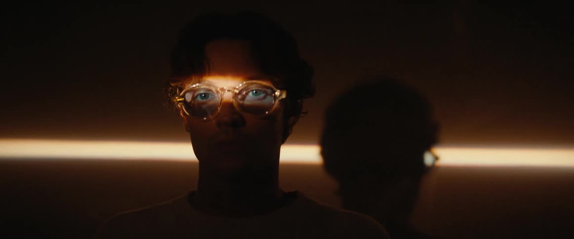 A footage of a person indoor