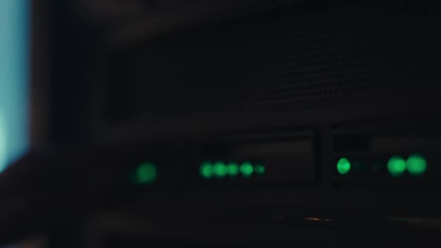 Hand setting up a database