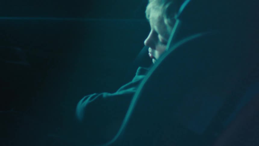 A footage of a boy sleeping