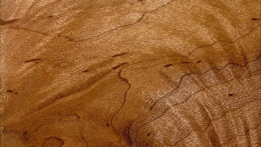 Brown liquid ripples and forms waves