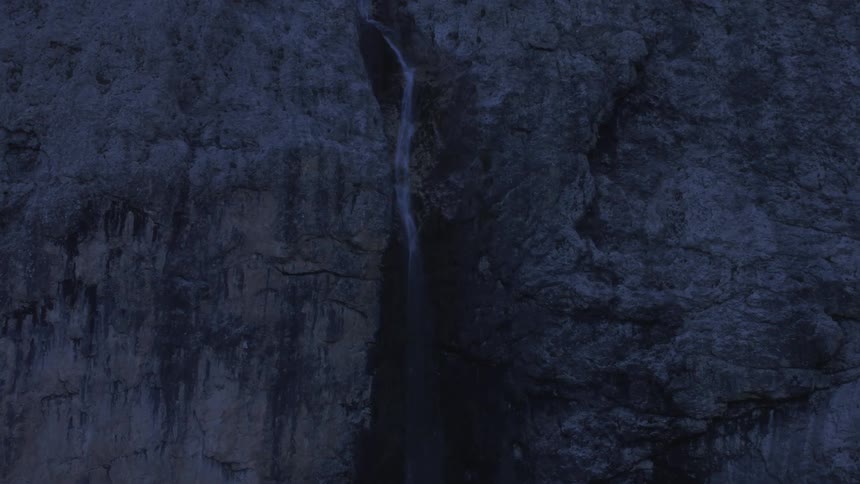 A footage of a water fall