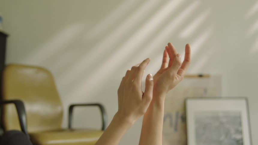 Close up of a pair of hands