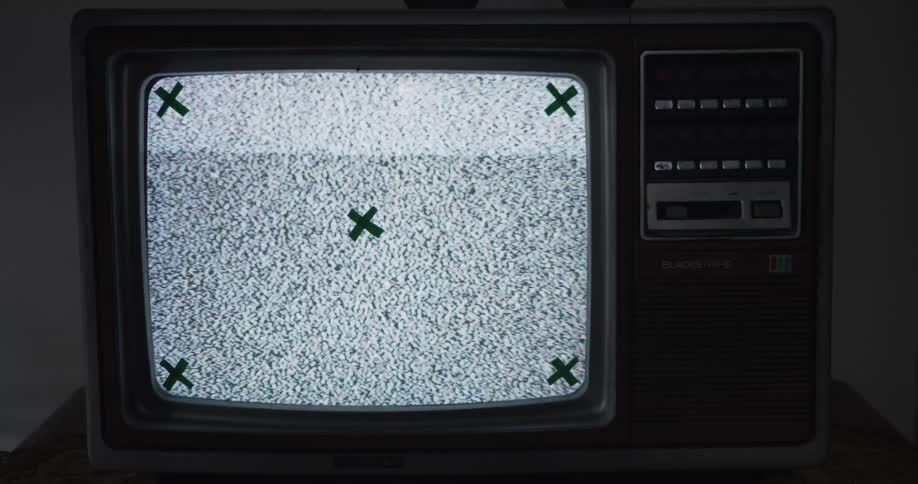 Tv on with no signal vintage