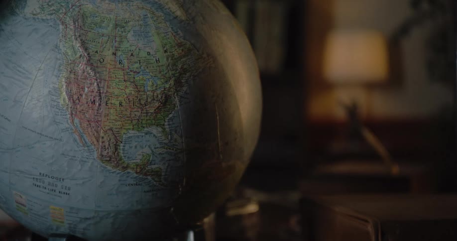 Scientific globe on a table