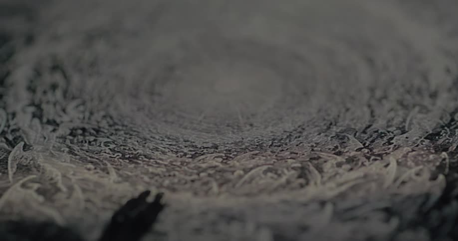 A close up of an intricate sketch