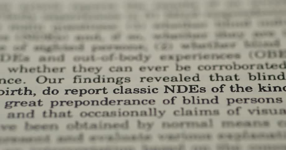 A document with lots of text lays still