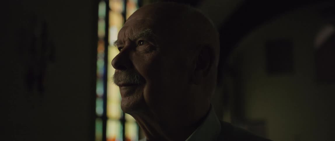 A man is standing in the church