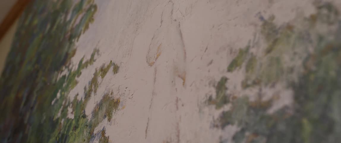 A painting is on the wall