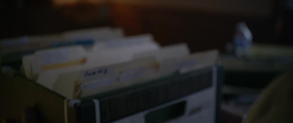 Block with papers and files