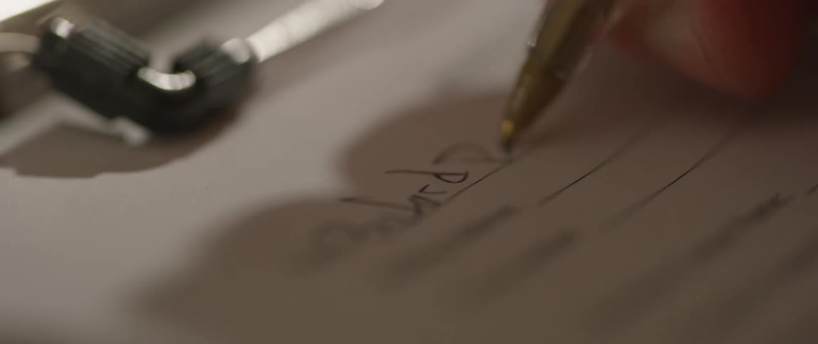 Photo of a person filing a document