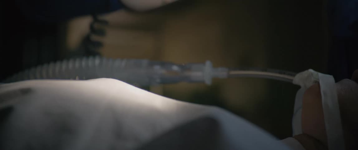 A patient receives shocks to their heart