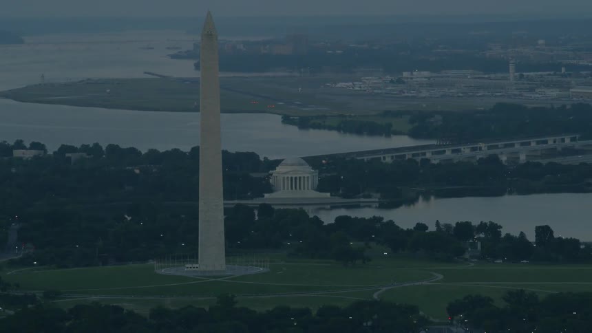 View of washington d.c. at dusk