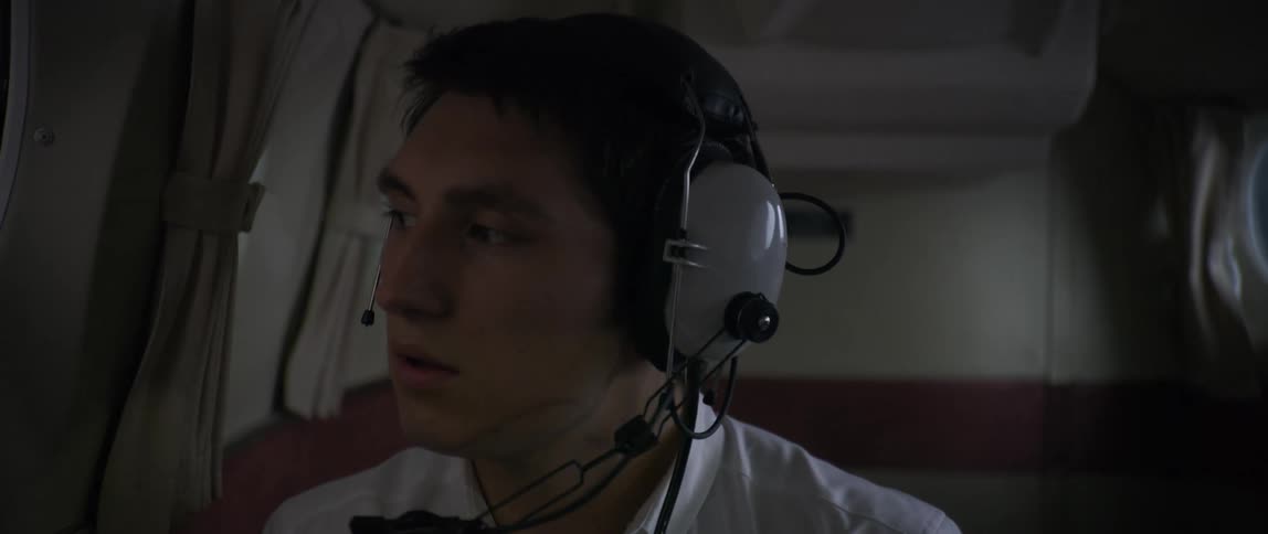 The plane is experience heavy turbulence and the pilot is nervous