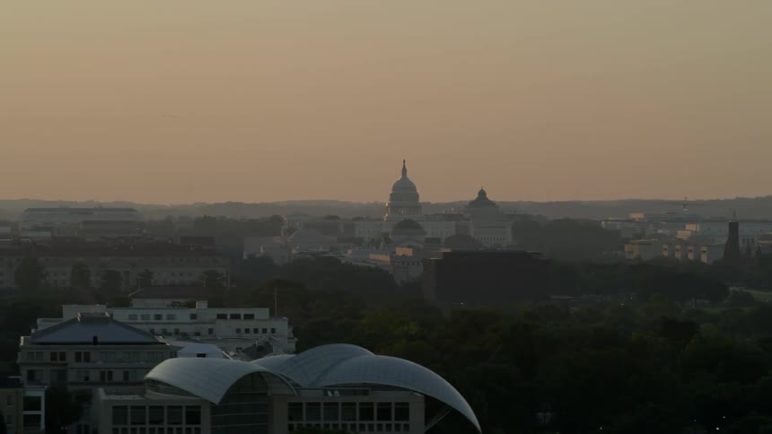 View of washington d.c. at dusk