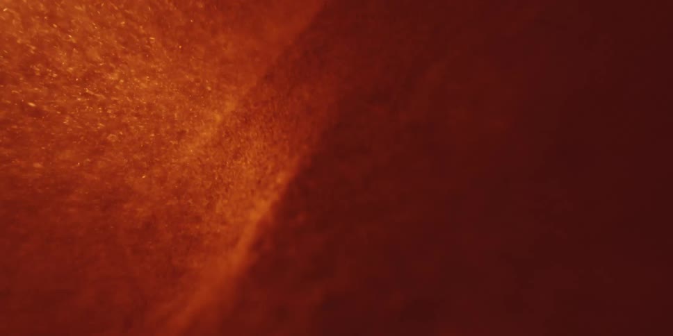 Abstract fire and embers turn to deep red clouds