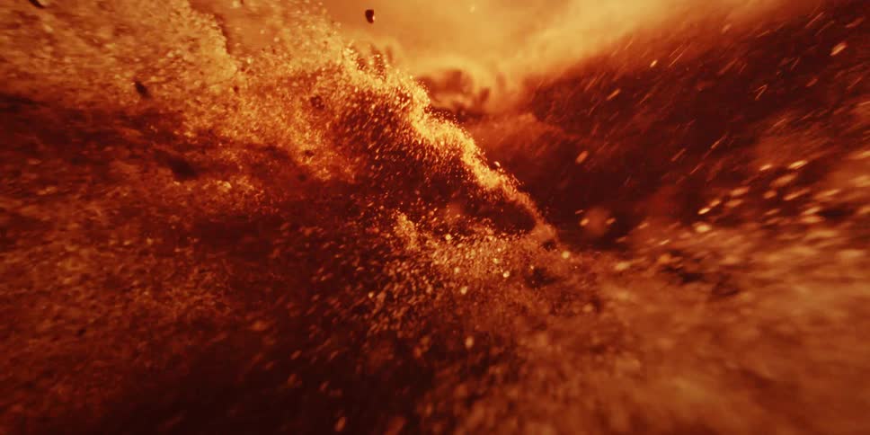 Racing Forward Through a Fiery Cosmic Storm of Particles