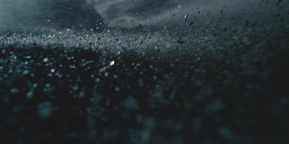 Dark sand in abstract motion