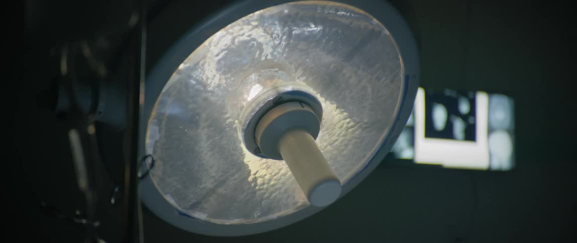 Surgical light illuminated in an operation theater