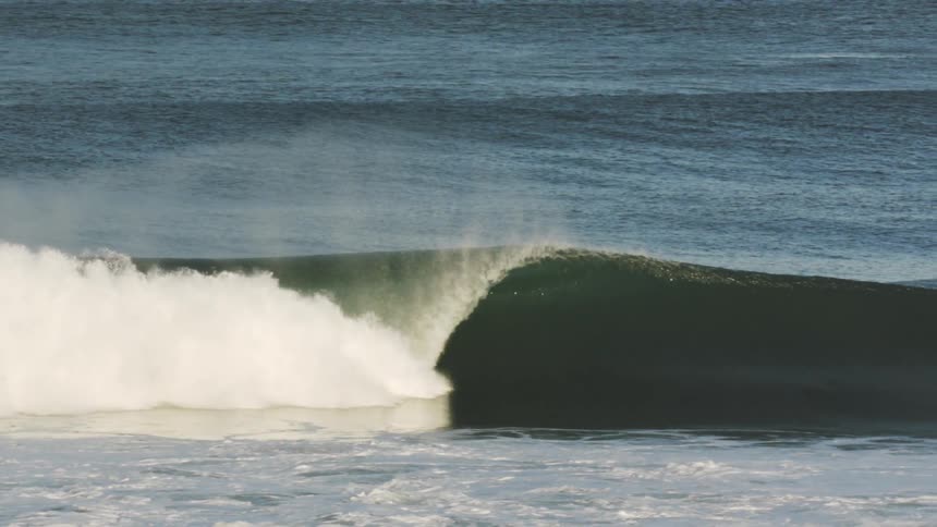 Tubular wave breaking in the ocean