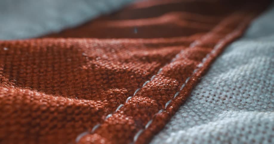Sunlight shines on the blanket