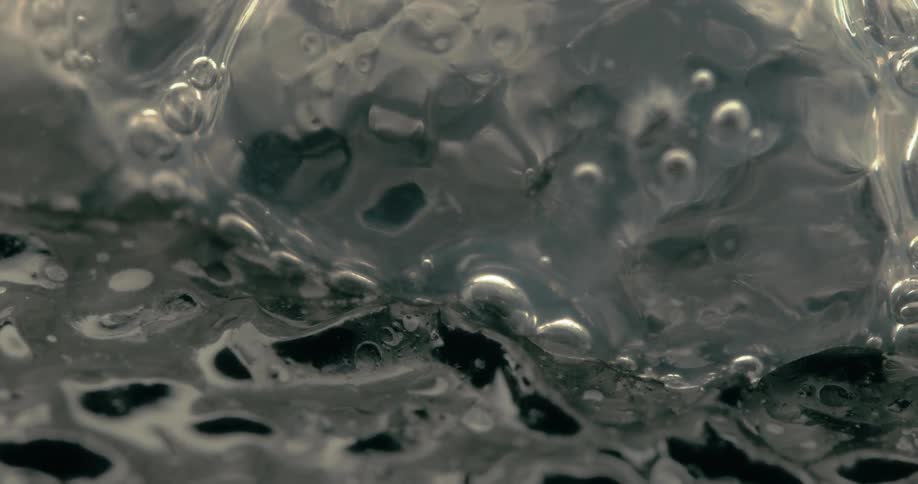 A close up clip of a liquid substance