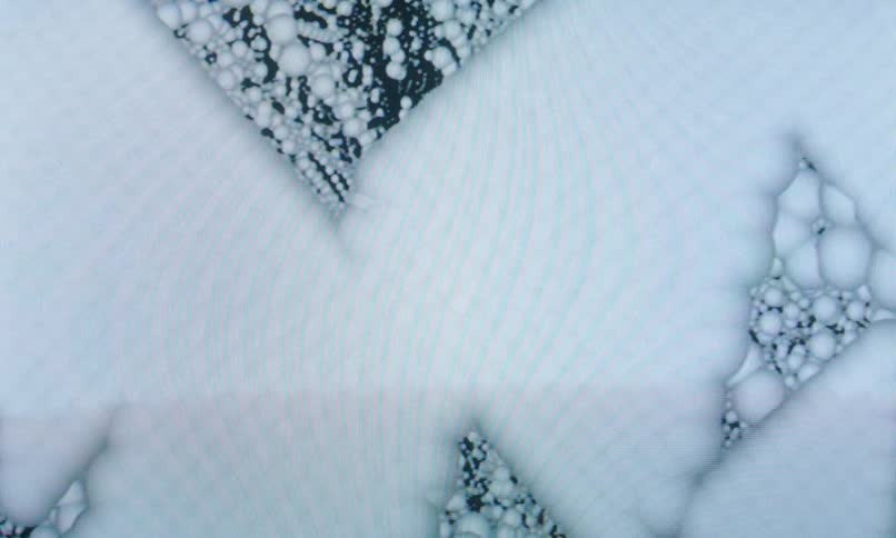 Dimensional white balls in an infinite loop