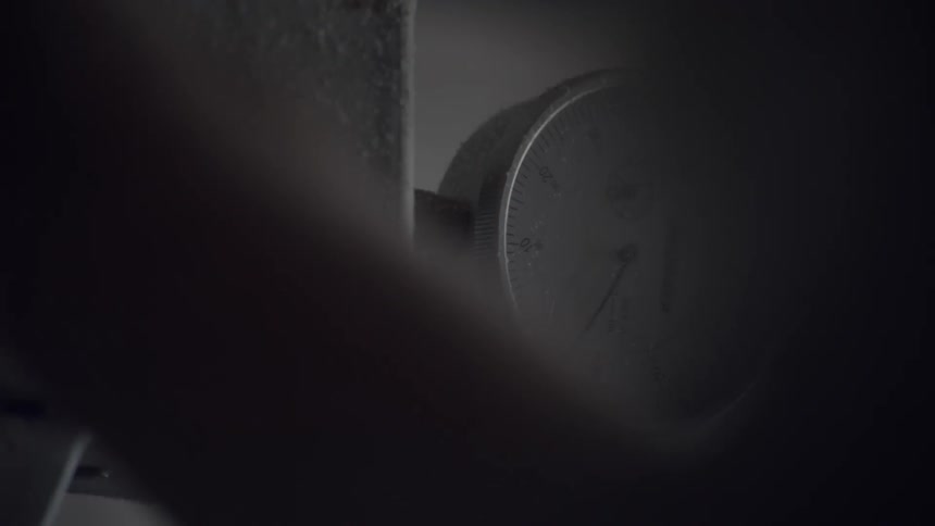 Close up of a barometer