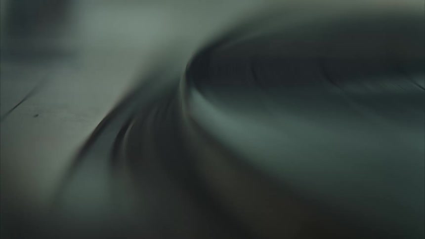Abstract closeup on a rotating system