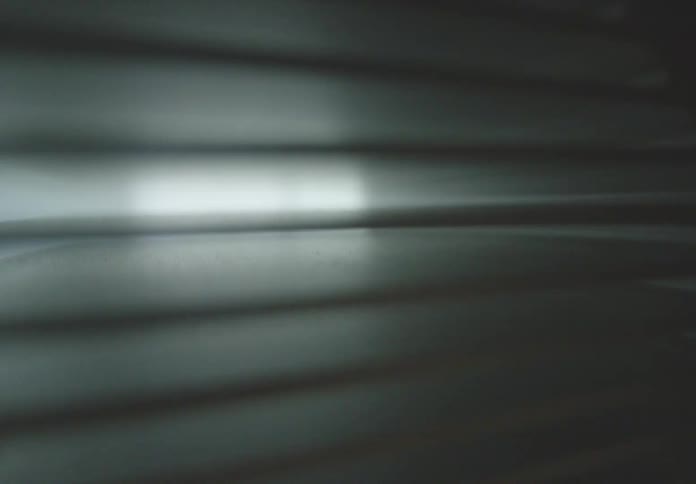 Close up of an abstract object with dividers