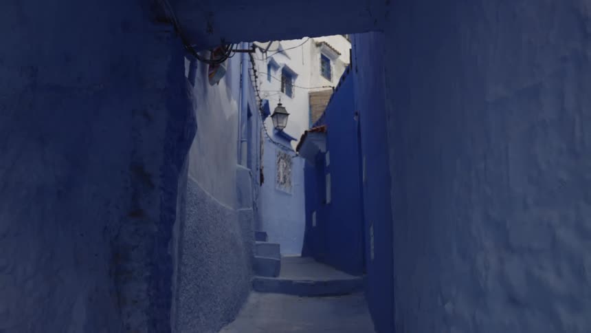 A small alley is in the village