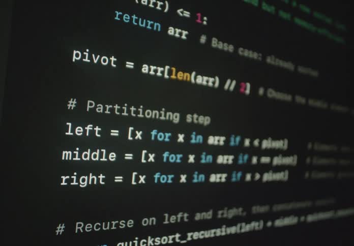 A close up footage of a computer screen