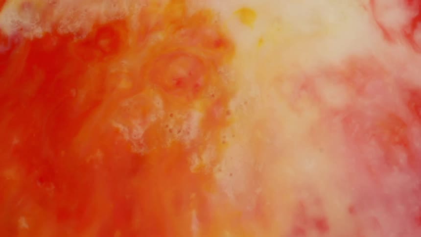 A bunch of colorful liquid moving around