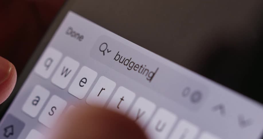 A person texts on their phone