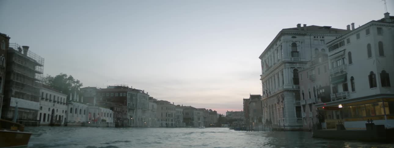 The canals in venice at dawn