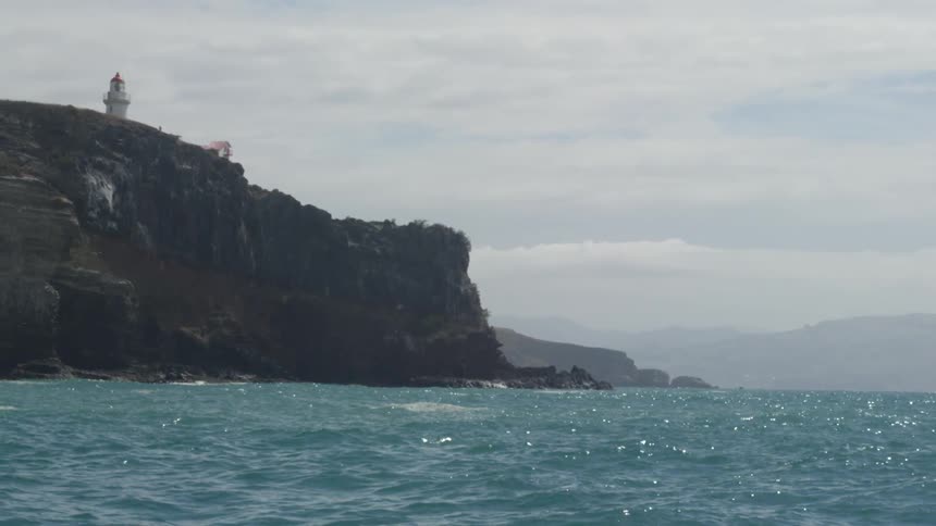 A rocky jagged cliff side