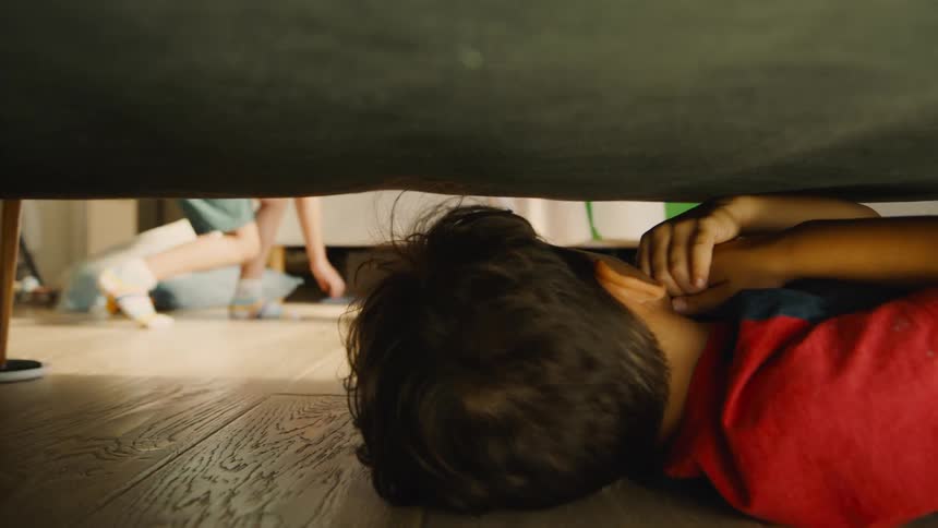 A boy is found during a game of hide and seek