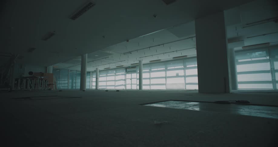 Abandoned office space - wide