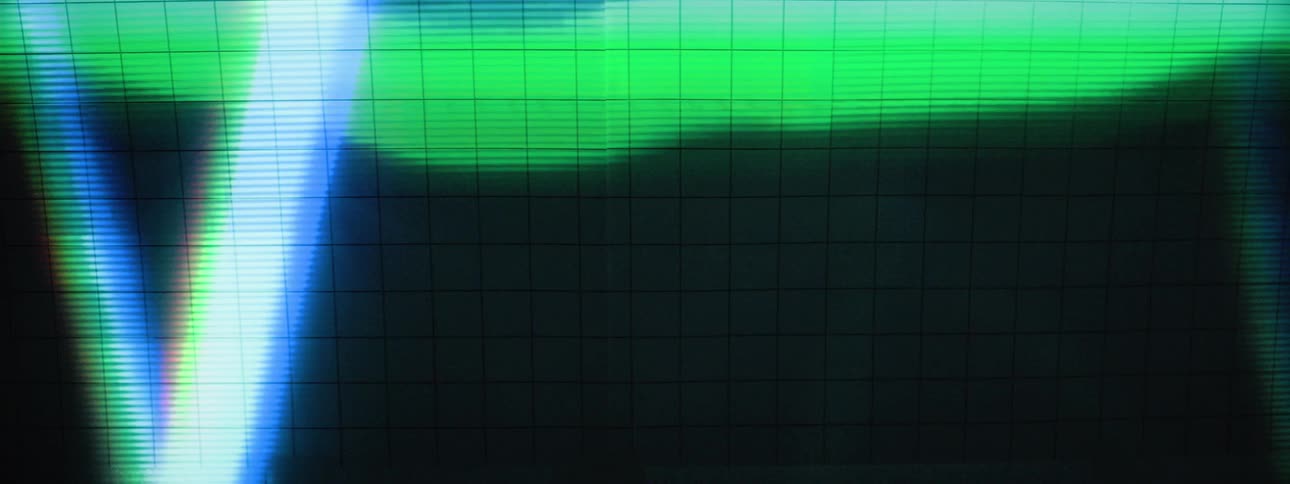 A screen display showing a series of dotted circles arranged in rows and columns with numbers underneath them