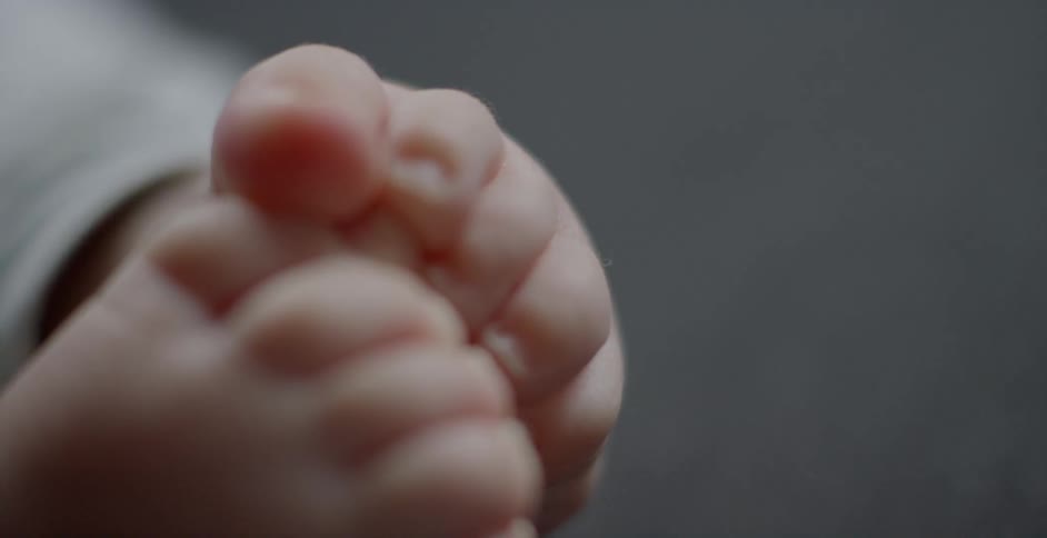 Small baby toes