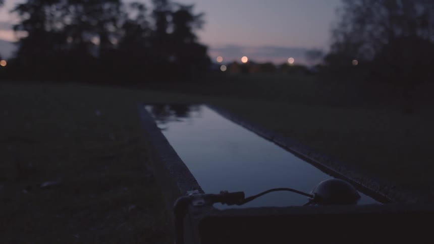 An animal drinking trough on the farm