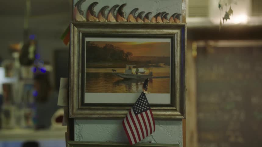Small painting on the wall