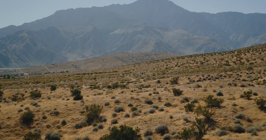 Fog covers the mountain range