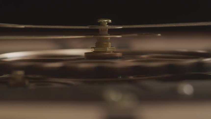 The device is spinning around